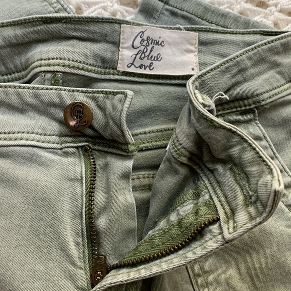 Cosmic Blue Love Skinny Pants - Picture 5 of 6